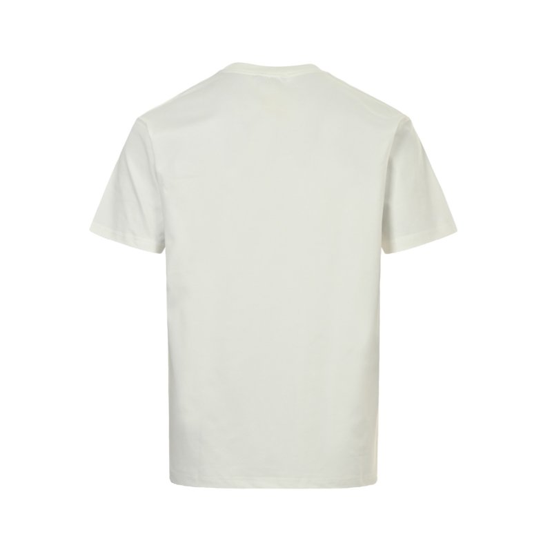 White Anchor Stripe Graphic T-Shirt view