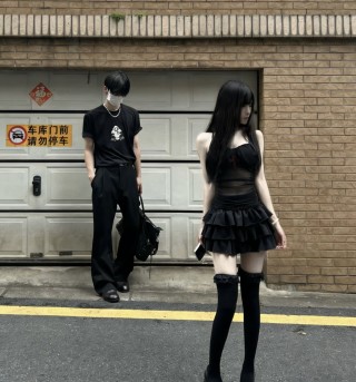 Black Ghost Logo Short Sleeve T-Shirt view 2