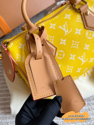 Louis Vuitton Speedy Monogram Canvas Bag Yellow view 7