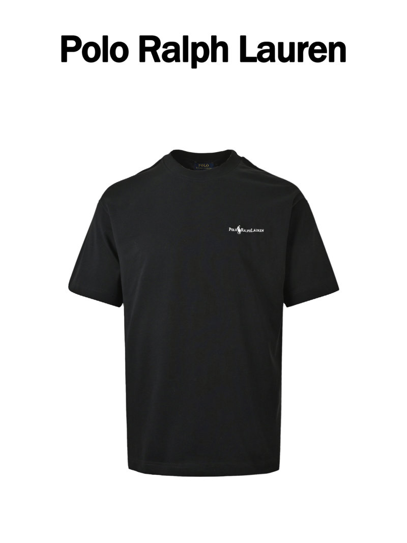 Essentials Black Embroidered Logo T-Shirt view