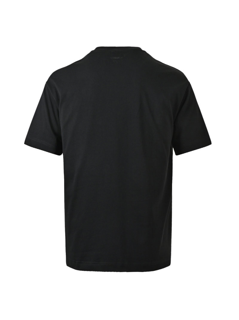 Essentials Black Embroidered Logo T-Shirt view