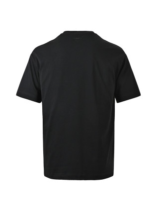 Essentials Black Embroidered Logo T-Shirt view 7