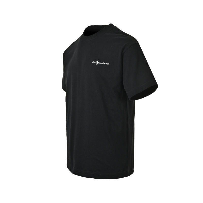 Essentials Black Embroidered Logo T-Shirt view