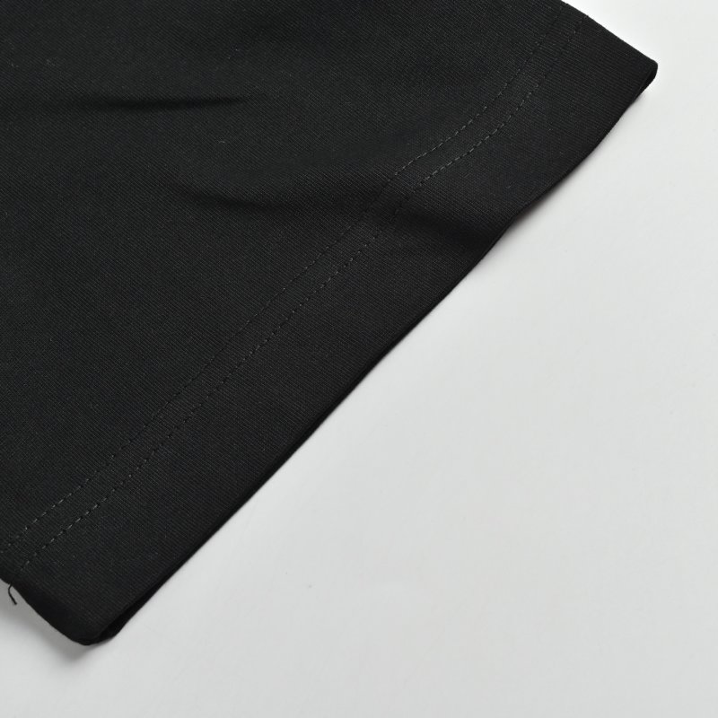Essentials Black Embroidered Logo T-Shirt view