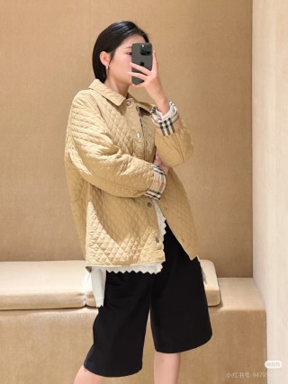 Quilted Shirt Jacket Cream view 10