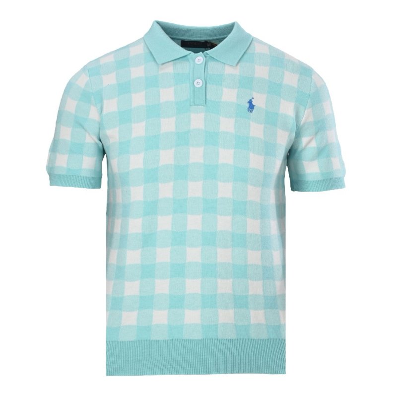 Ralph Lauren Mint Gingham Polo Shirt view