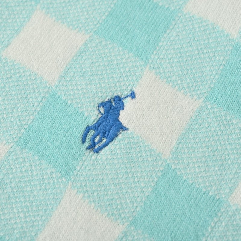 Ralph Lauren Mint Gingham Polo Shirt view