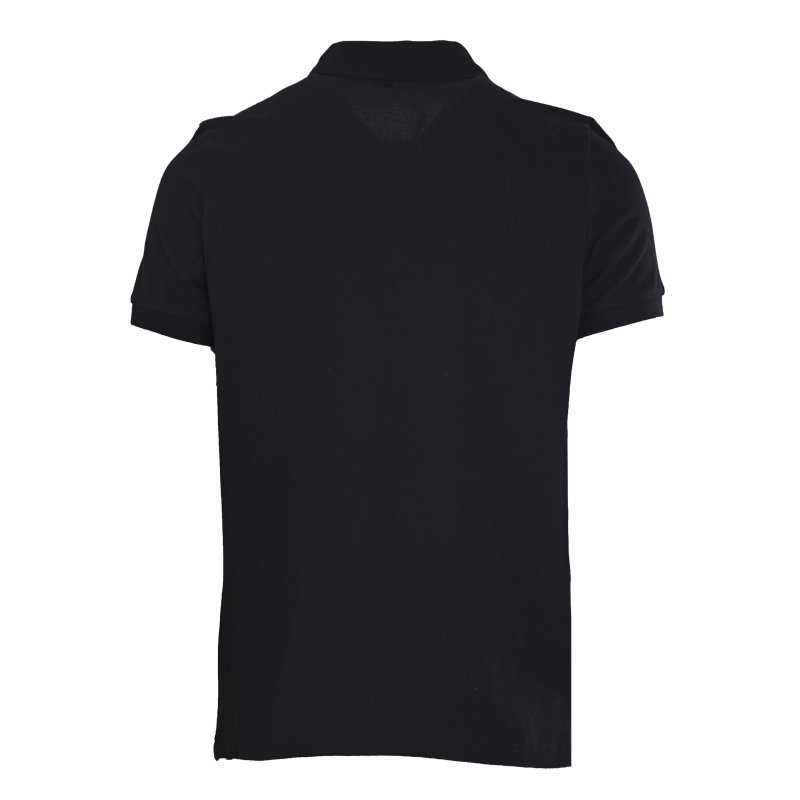 Moncler Black Short-Sleeve Polo Shirt view