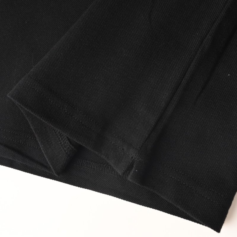 Moncler Black Short-Sleeve Polo Shirt view