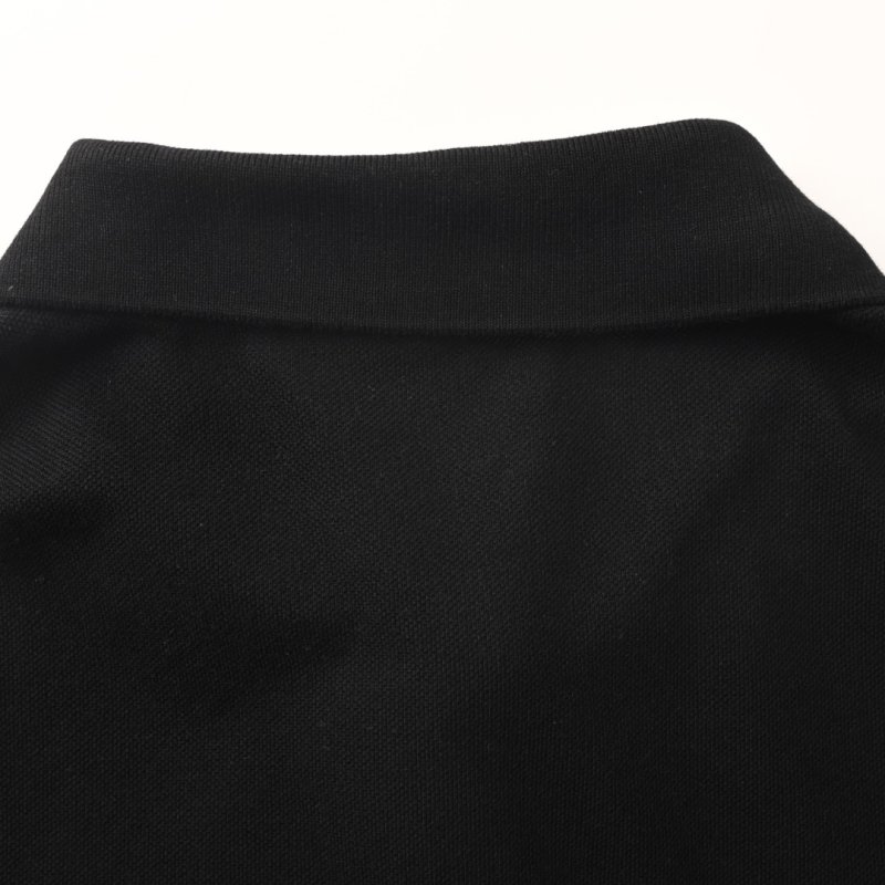 Moncler Black Short-Sleeve Polo Shirt view