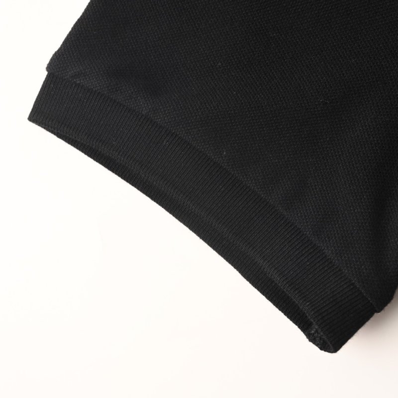 Moncler Black Short-Sleeve Polo Shirt view