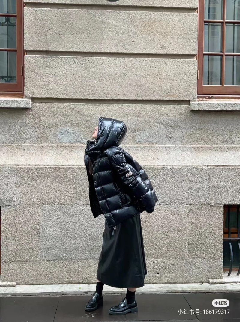 Moncler Black Puffer Down Jacket view