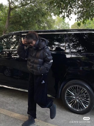 Moncler Black Puffer Down Jacket view 3