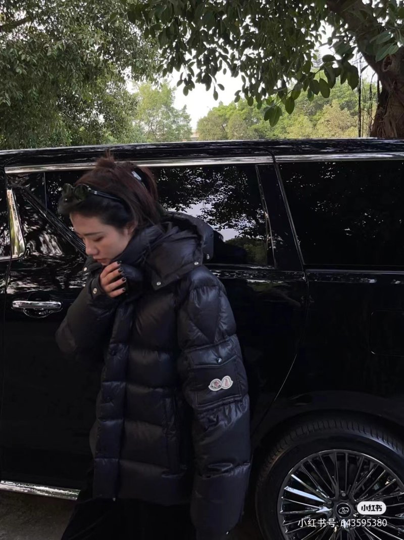 Moncler Black Puffer Down Jacket view