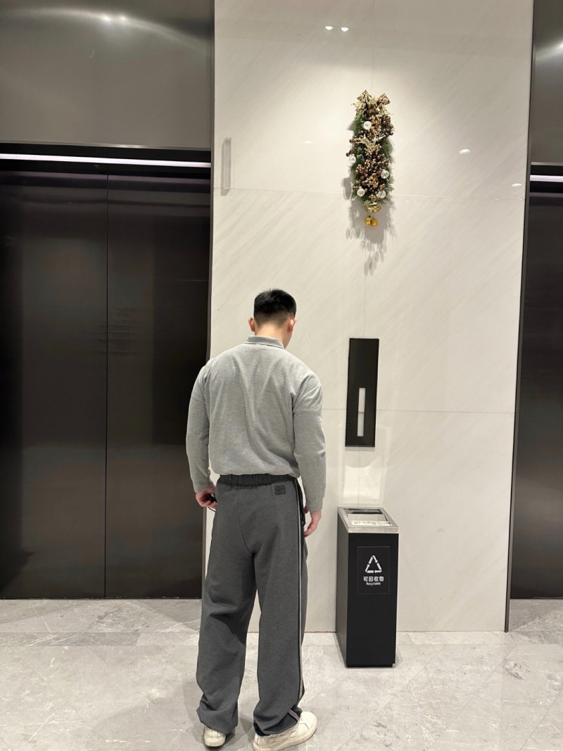 Essentials Fear of God Charcoal Straight Leg Track Pants view
