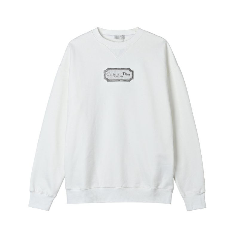 White Oversized Hoodie with Graphic Print view