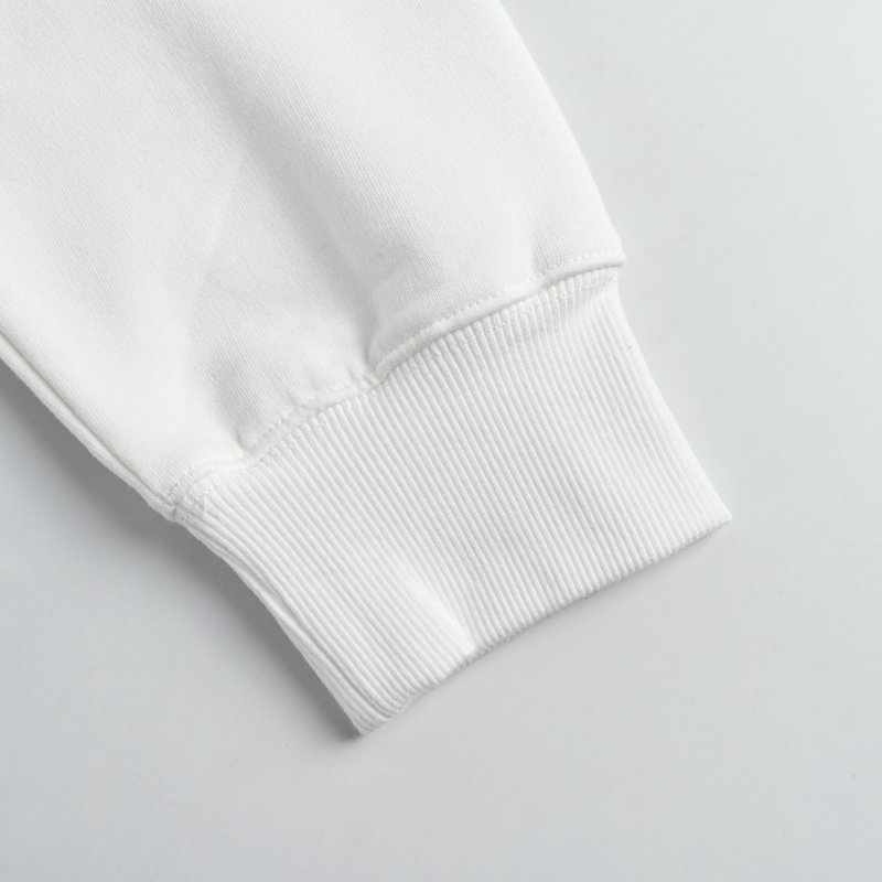 White Oversized Hoodie with Graphic Print view
