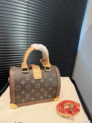 Louis Vuitton Speedy 25 Trunk Monogram Handbag view 5