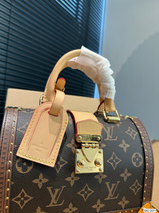 Louis Vuitton Speedy 25 Trunk Monogram Handbag view 8