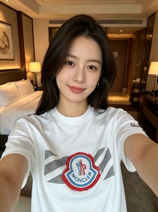 Moncler Logo White T-Shirt view 2
