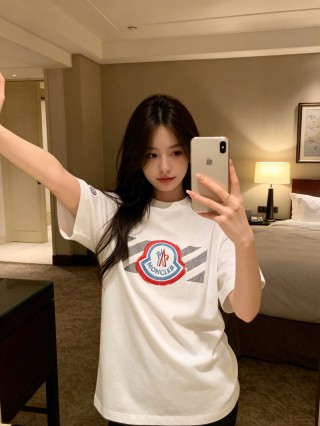 Moncler Logo White T-Shirt view 4