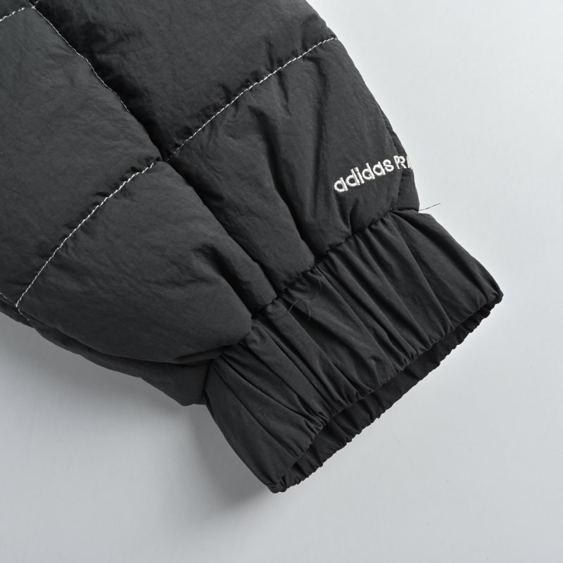 Adidas Black Quilted Puffer Jacket view