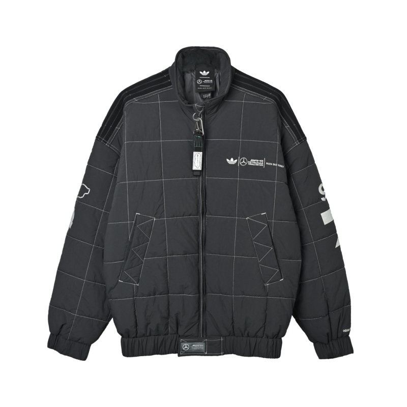 Adidas Black Quilted Puffer Jacket view