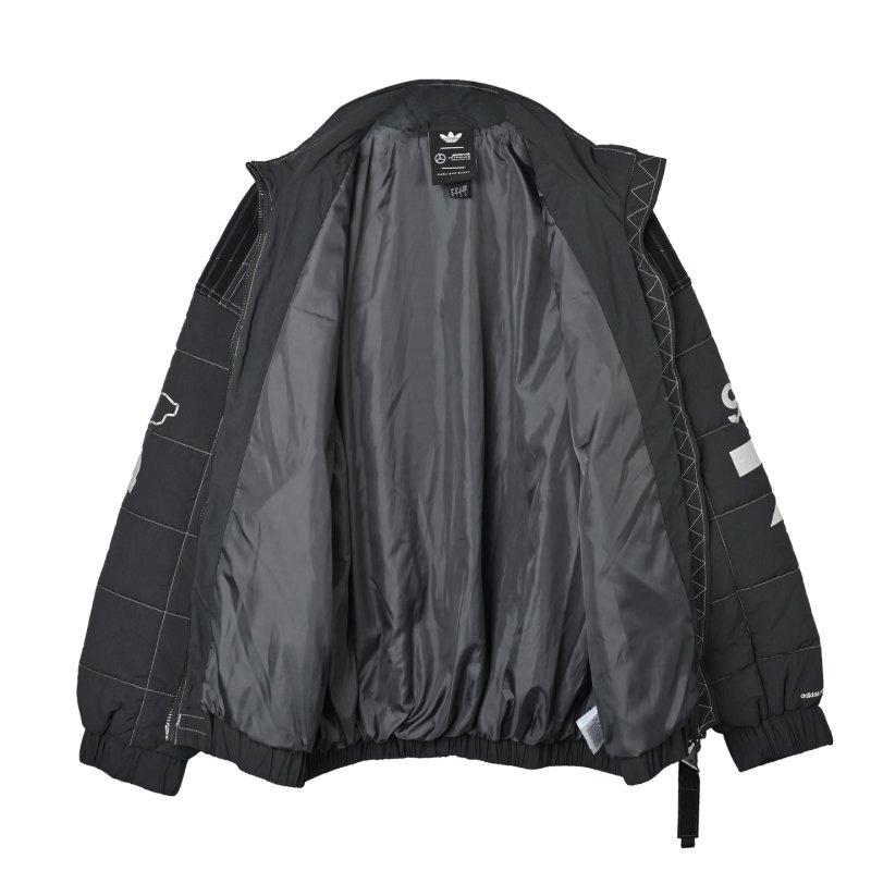 Adidas Black Quilted Puffer Jacket view
