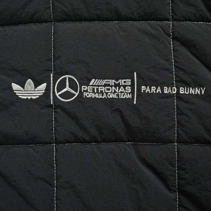 Adidas Black Quilted Puffer Jacket view