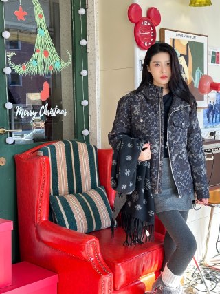 Gucci GG Monogram Black Down Puffer Jacket view 4