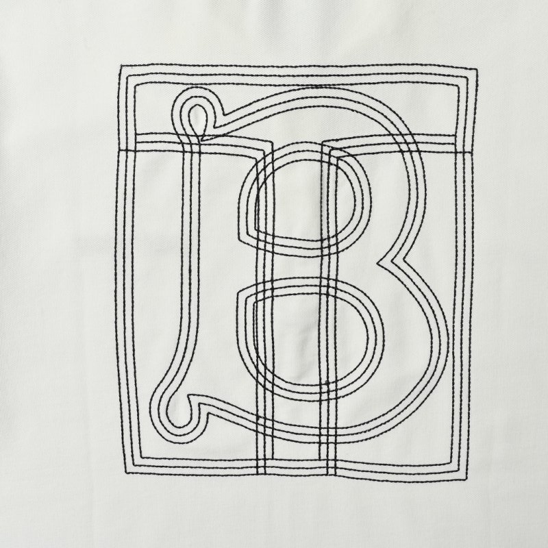 Burberry White Short-Sleeve Polo Shirt view