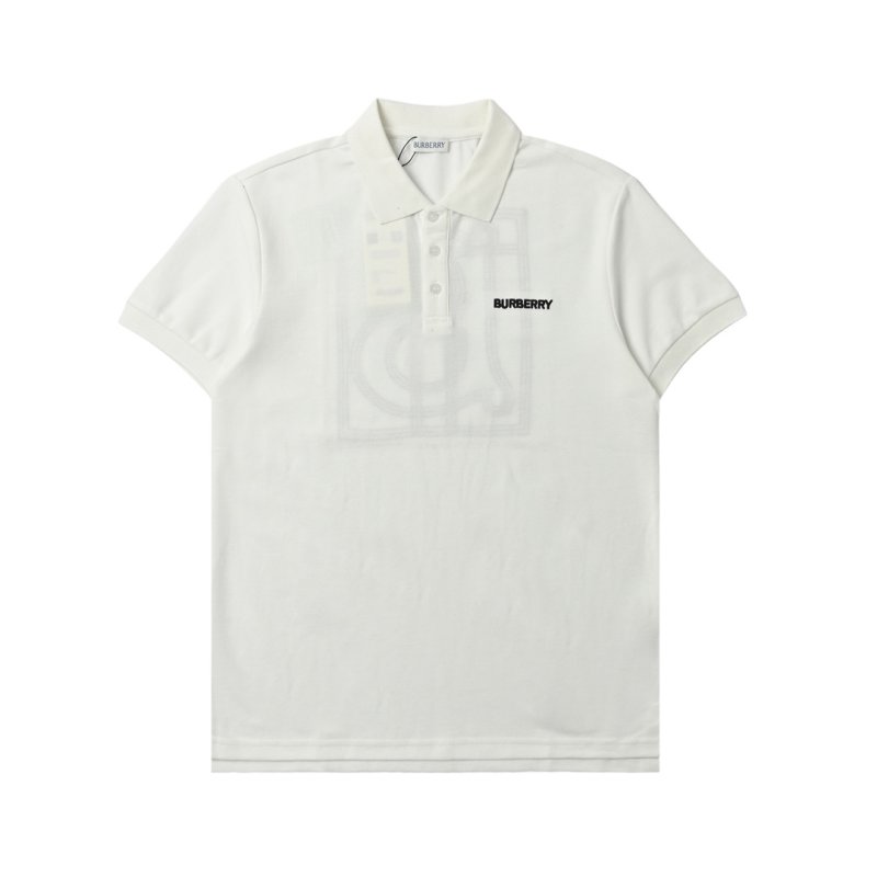 Burberry White Short-Sleeve Polo Shirt view