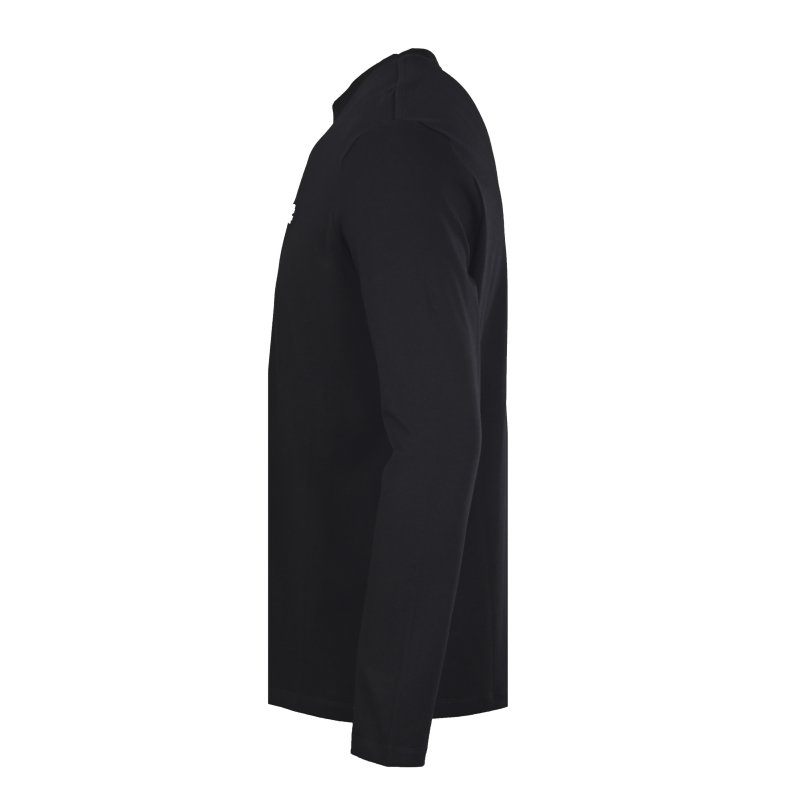 Celine Black Long Sleeve Embroidered Logo T-Shirt view