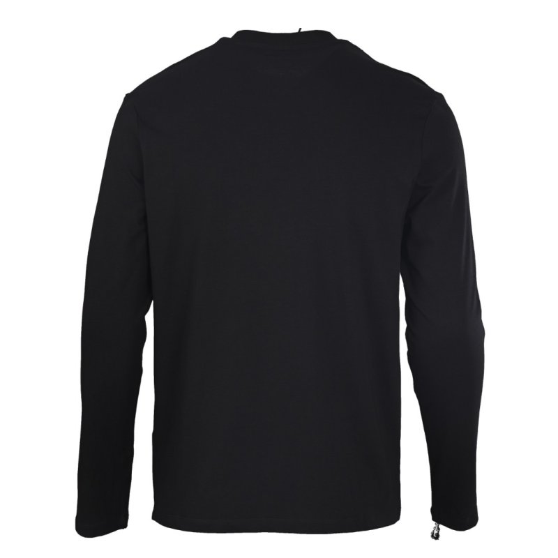 Celine Black Long Sleeve Embroidered Logo T-Shirt view