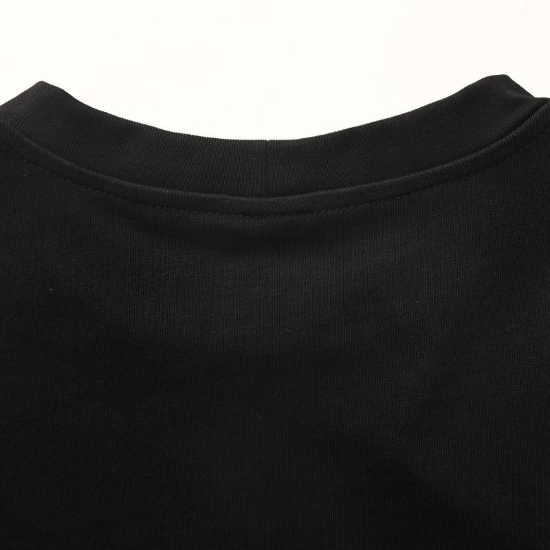 Celine Black Long Sleeve Embroidered Logo T-Shirt view