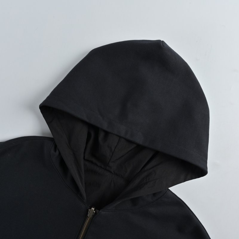 Black & Burgundy Colorblock Windbreaker Jacket view