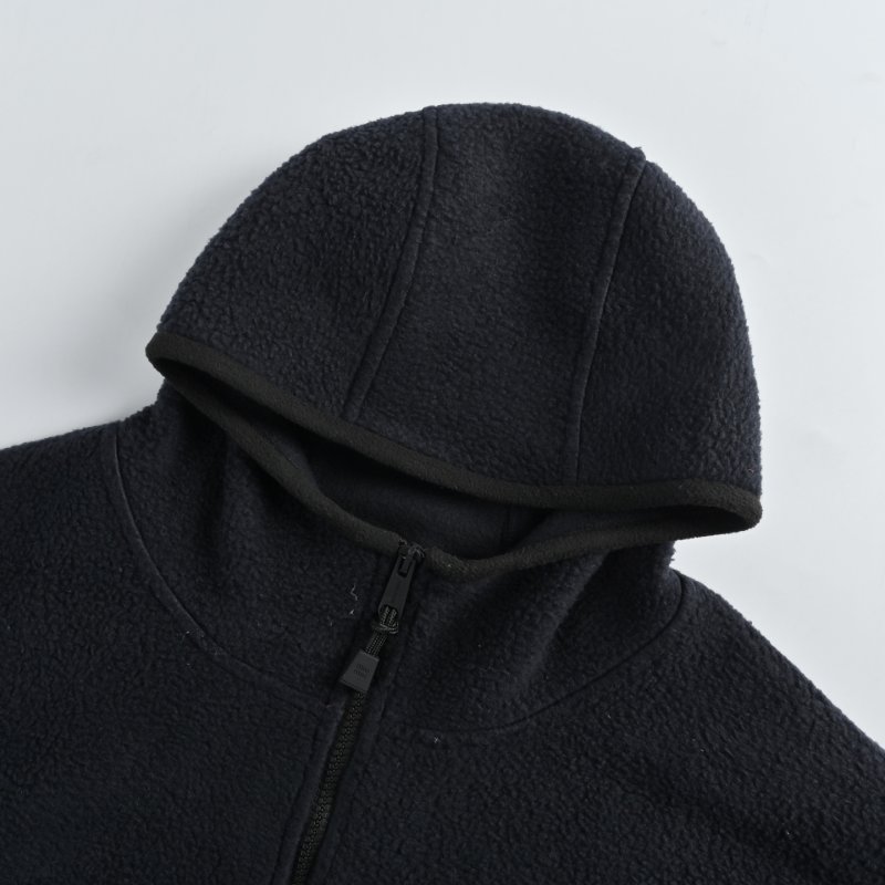 Miu Miu Black Zip-Up Oversized Jacket view