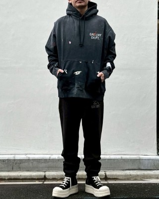 Gallery Dept Black Embroidered Sweatpants view 1