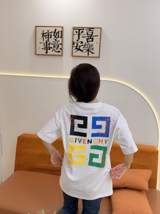 Givenchy Colorblock Logo White T-Shirt view 2