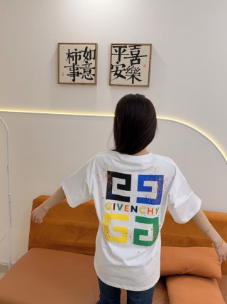Givenchy Colorblock Logo White T-Shirt view 4