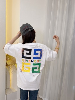 Givenchy Colorblock Logo White T-Shirt view 6