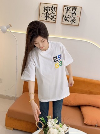 Givenchy Colorblock Logo White T-Shirt view 7