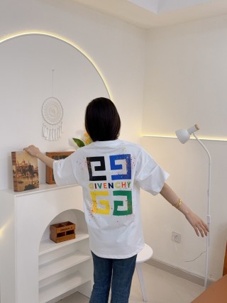 Givenchy Colorblock Logo White T-Shirt view 9