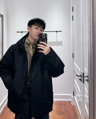 Ralph Lauren Black Puffer Jacket view 1