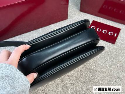 Gucci 1955 Horsebit Shoulder Bag Black view 5