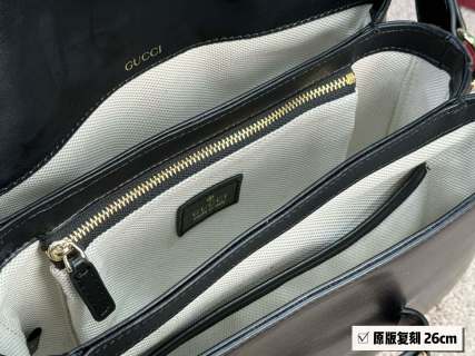 Gucci 1955 Horsebit Shoulder Bag Black view 7