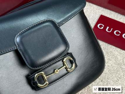 Gucci 1955 Horsebit Shoulder Bag Black view 8
