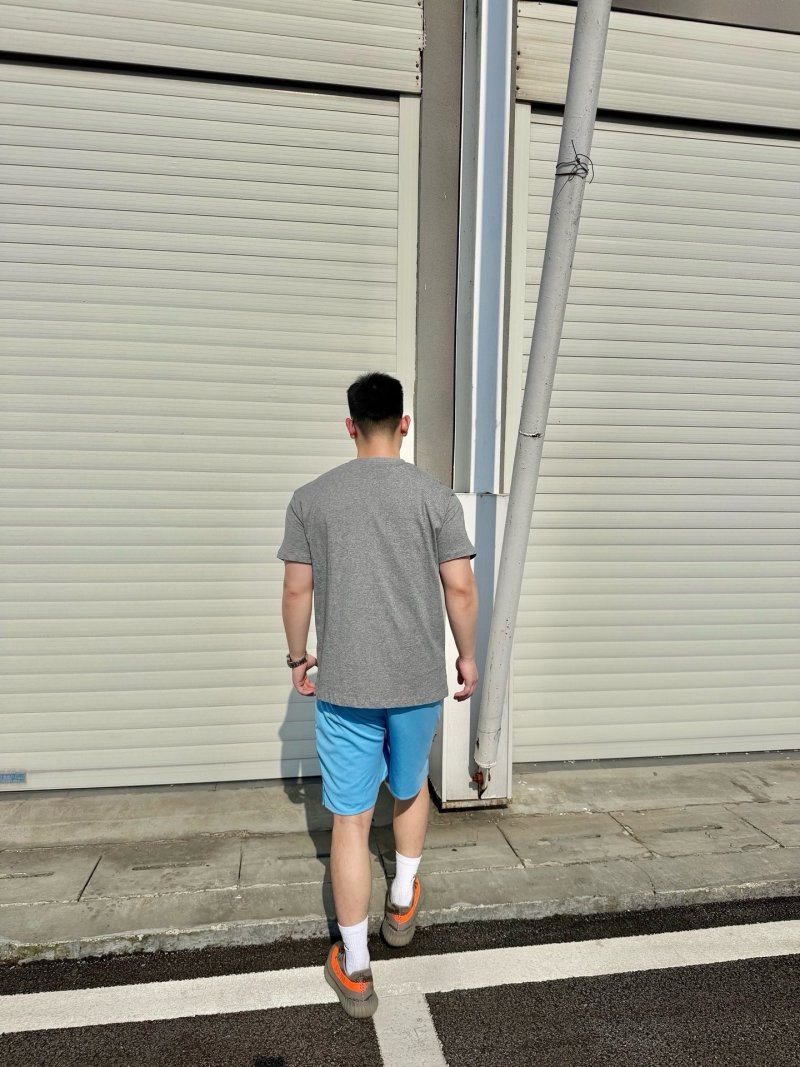 Essentials Grey Crew Neck Short Sleeve T-Shirt view