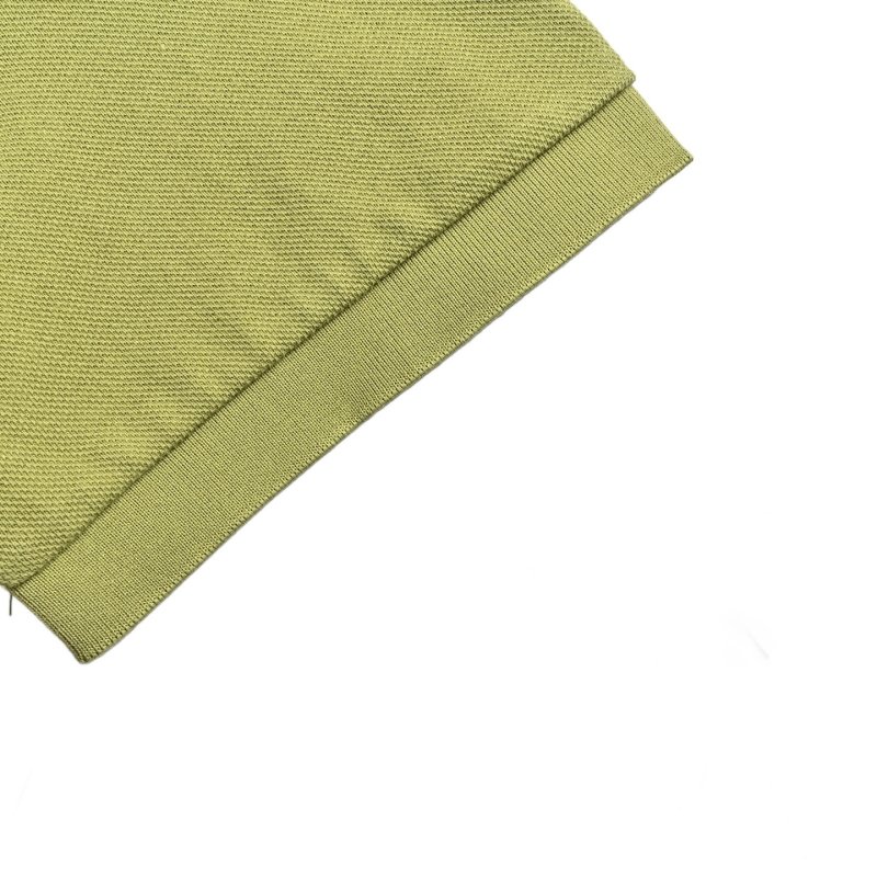Ami Paris Heart Logo Polo Shirt – Sage Green view