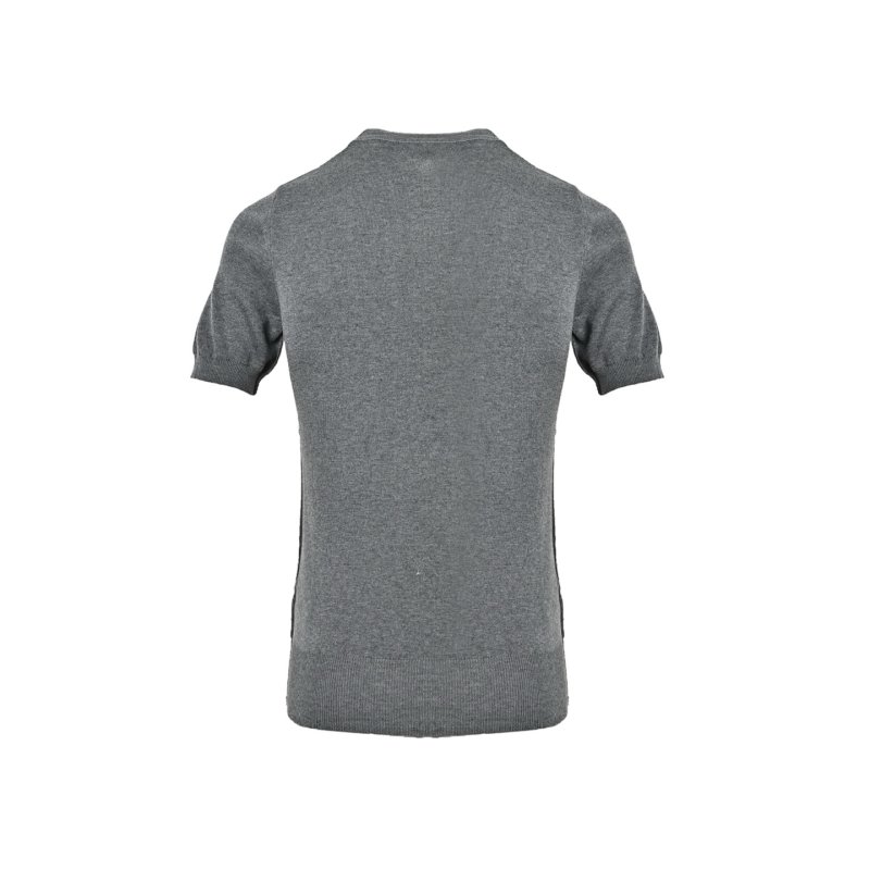 Grey Crewneck Short Sleeve T-Shirt view